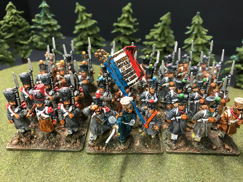 French Line Battalion #2 . 36 figures