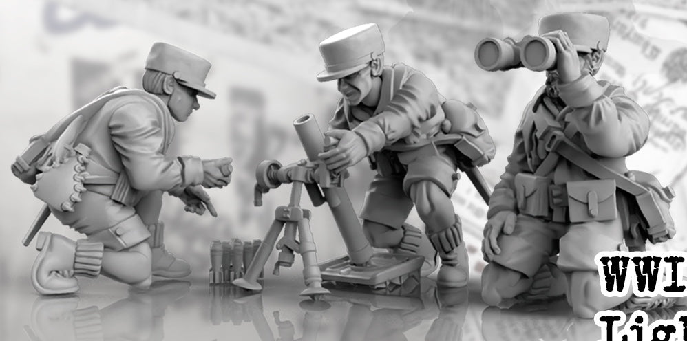 Soldat Légionnaire Avec Détecteur De Mines - Figurine Plastique Monochrome Vintage | Modèle 071