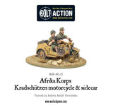 Afrika Korps Kradschutzen Motorcycle & Sidecar