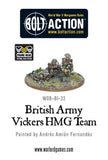 British Army Vickers machine gun team