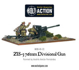 Soviet zis-3 gun and crew