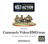 Commando Vickers machine gun team