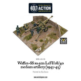 Waffen SS 105mm medium artillery gun and crew 1943-45