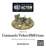 Commando Vickers machine gun team