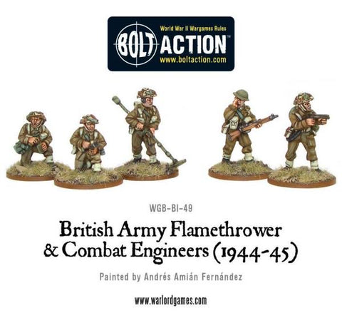 British Army flamethrower and combat engineers  (1943-1945)