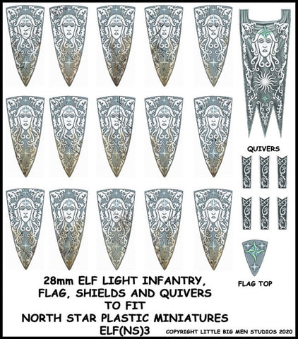 Elf Banner and Shield Transfers 3