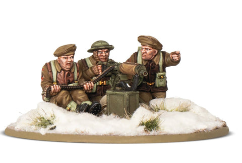 British / Canadian Army Winter Vickers machine gun team
