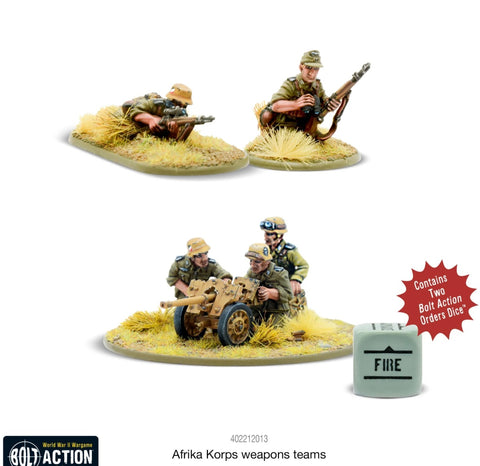 Afrika Korps Weapons Teams