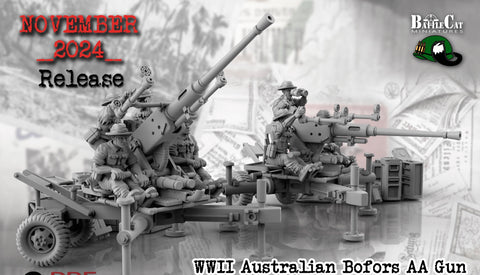 Australian Bofors Anti Aircraft gun