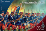 French Infantry Advancing, Franco Prussian War