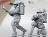 Japanese flamethrower teams