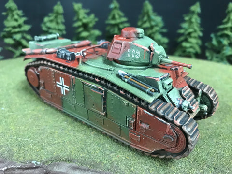 German Char B flamethrower tank