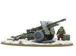 25pdr light gun with British Winter Crew