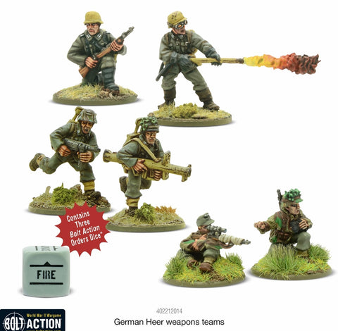German Heer Weapons Teams