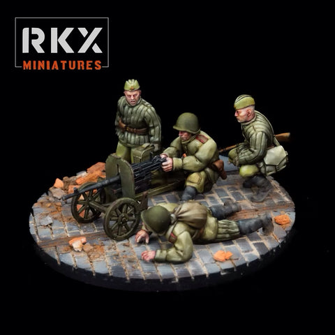 Soviet medium machine gun team
