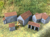 15mm Farm Buildings set.