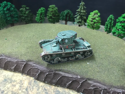 Soviet T26 light tank