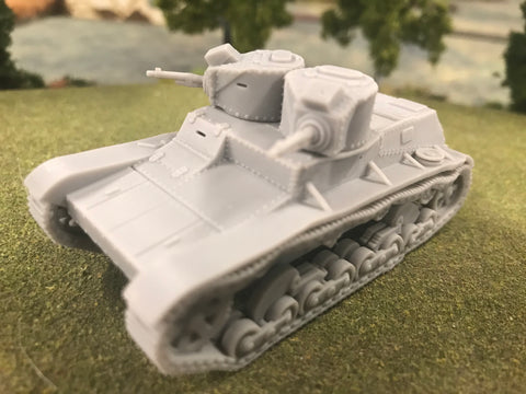 7TP light tank twin mg turrets
