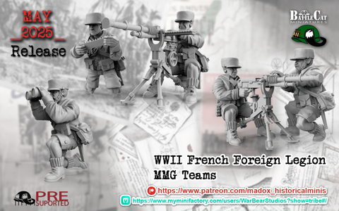 French Foreign Legion medium machine guns