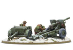 25pdr light gun with British Winter Crew