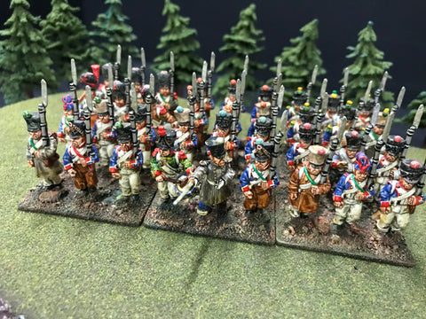 French Line Battalion #1 . 36 figures