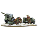 25pdr light gun with British Winter Crew