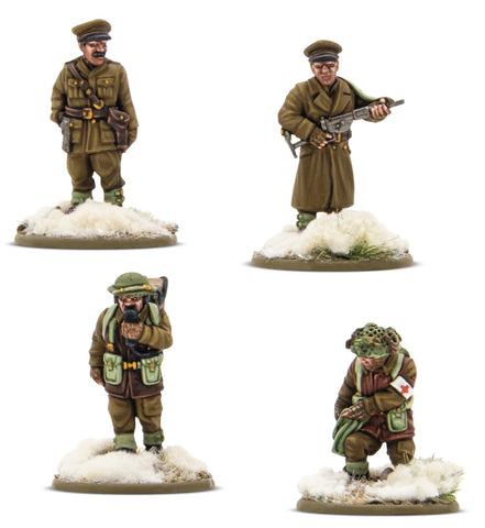British / Canadian Infantry Winter HQ team
