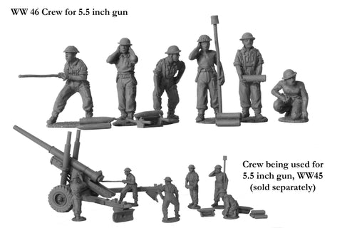WW46 Crew for 5.5” gun