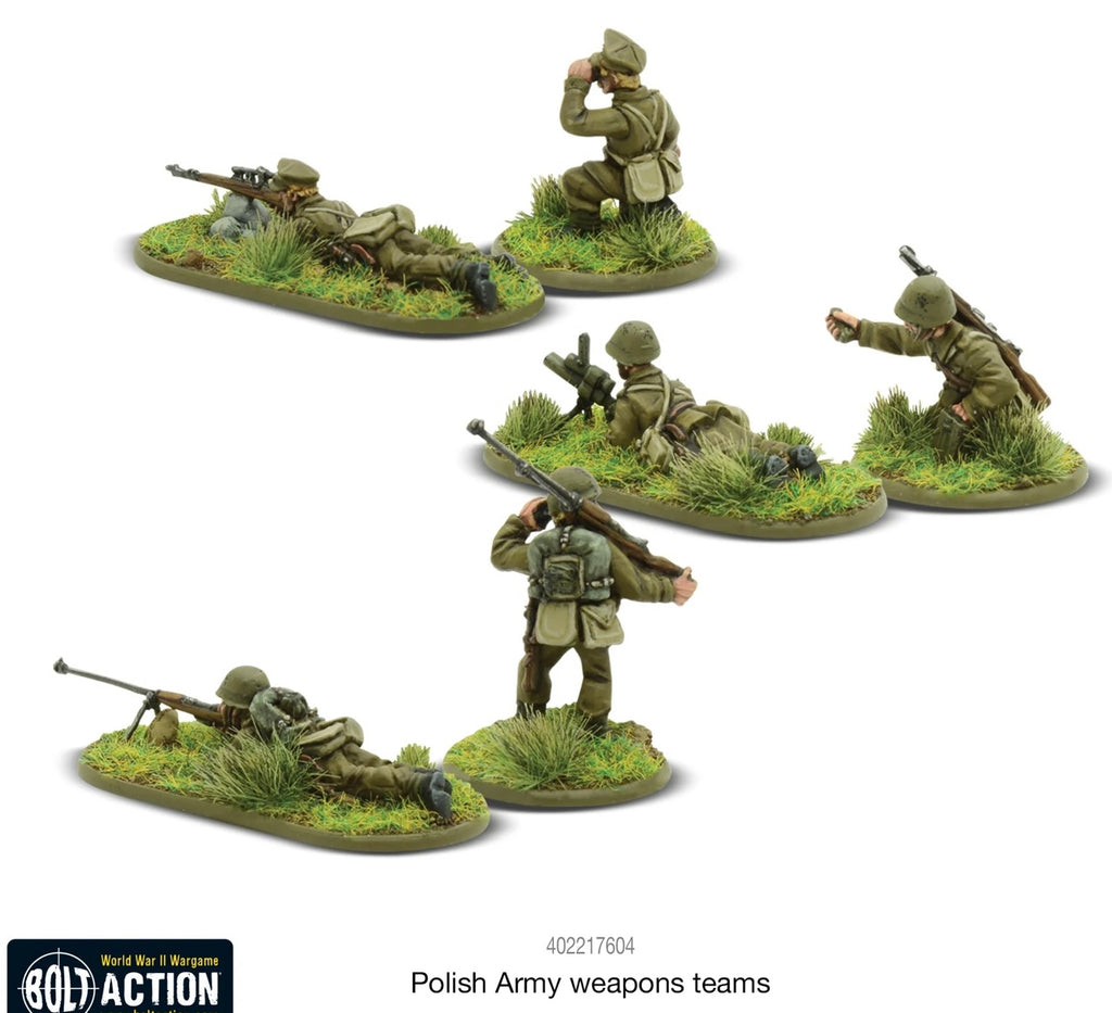 Polish Army Weapons Team Sherwood Wargames