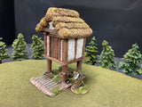Thatched raised storehouse