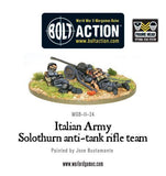 Italian Army Solothurn Anti Tank Rifle Team