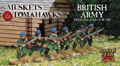 British Army, French and Indian Wars, Muskets and Tomahawks