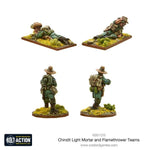 Chindit light mortar and flamethrower teams
