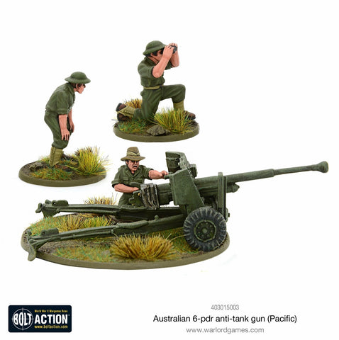 Australian 6 pdr anti tank gun