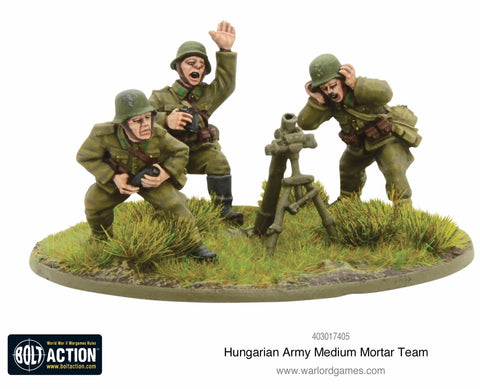Hungarian Army medium mortar team