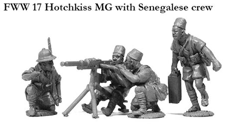 FWW 17 Senegalese Medium Machine Gun team