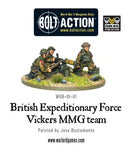 British BEF Vickers machine gun team