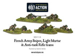 French Sniper, Light Mortar & AT Rifle Teams