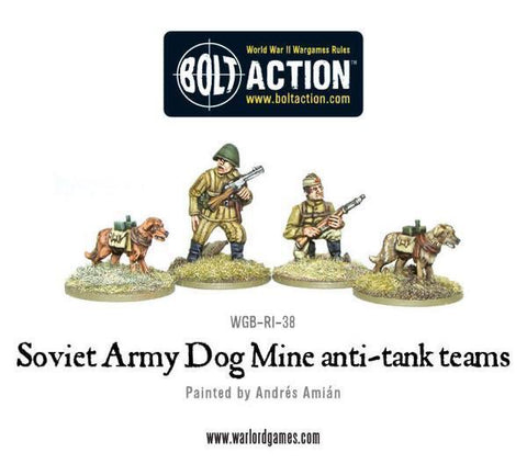Soviet Army Dog Mine AT team
