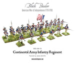 Continental army infantry regiment, AWI