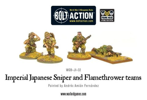 Japanese Sniper and Flamethrower teams