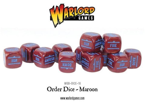 Maroon Bolt Action Order Dice