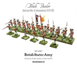 British Starter Army for American Revolution AWI