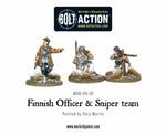 Finnish Officer and Sniper team