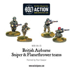 British Airborne Sniper & Flamethrower