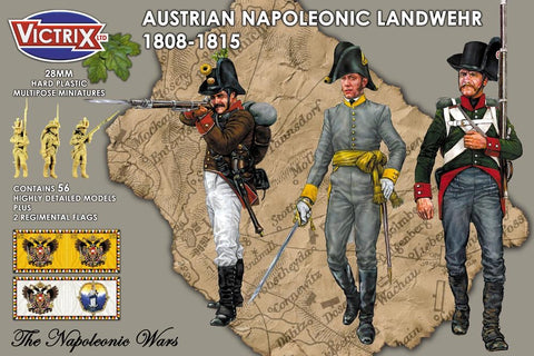 Austrian Napoleonic Landwehr infantry