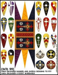 Crusader Banners & Shield transfers SCD99