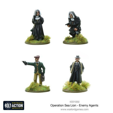 Operation Sea Lion, Enemy Agents