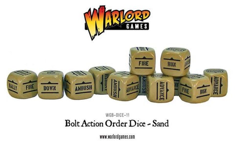 Sand Bolt Action Order dice