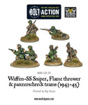 Waffen SS Sniper, Flame Thrower, & Panzerschrek Support Team
